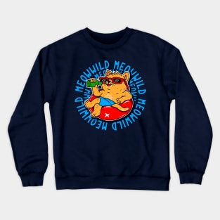 Summer cats Crewneck Sweatshirt